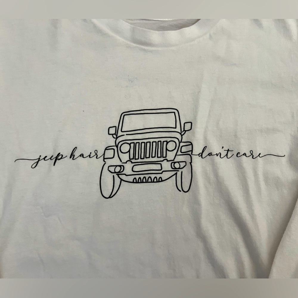 “Jeep Hair Don’t Care” long sleeve tee shirt